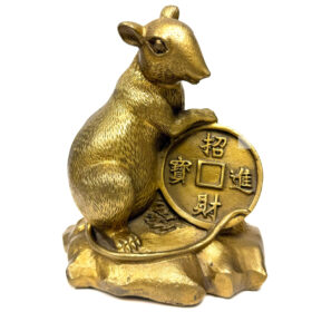 銅鼠招財進寶 